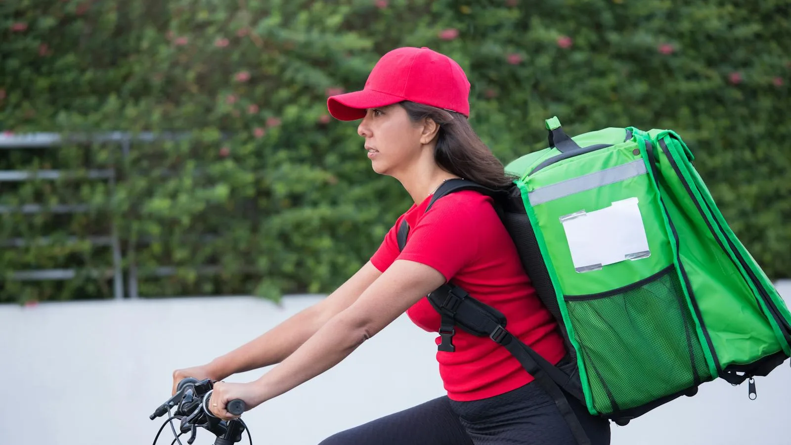 EcoFlyer koerier op e-bike